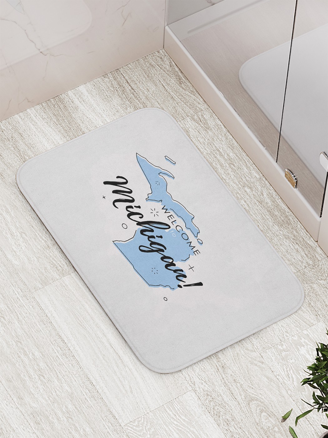 

bath_85110 Коврик противоскользящий для ванной, сауны, бассейна, 77х52 см