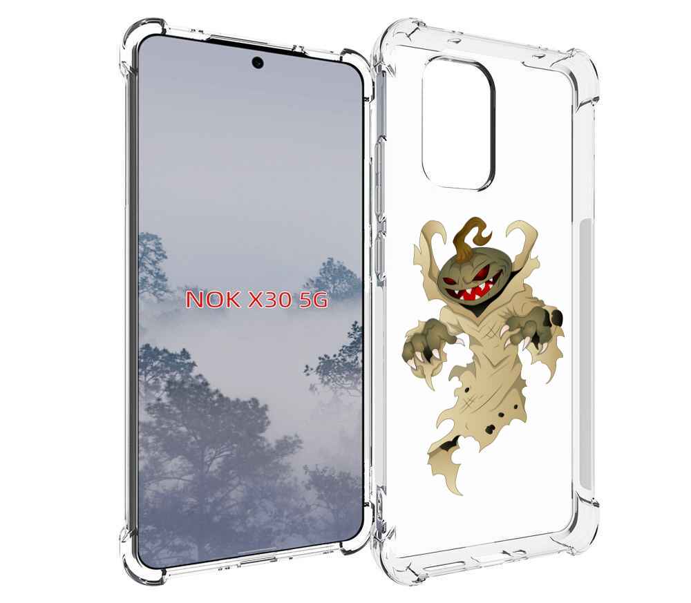 

Чехол MyPads призрак хэллоуина для Nokia X30 5G, Tocco