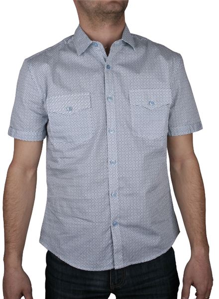 Рубашка мужская Maestro Impulse 43-K бирюзовая 38/170-178