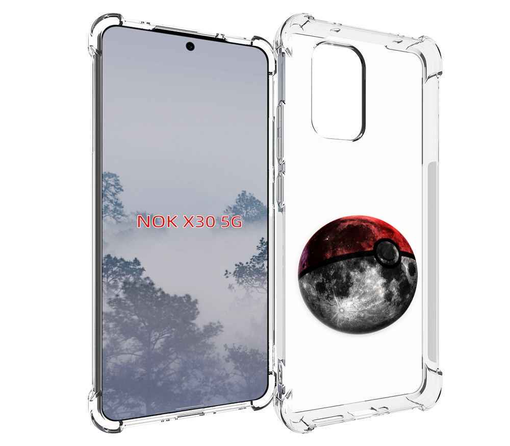 

Чехол MyPads планета покебол для Nokia X30 5G, Tocco