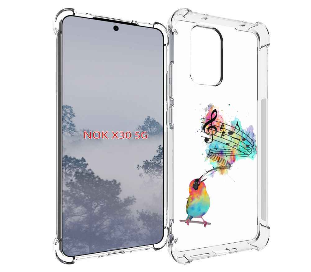

Чехол MyPads певчая птичка для Nokia X30 5G, Tocco