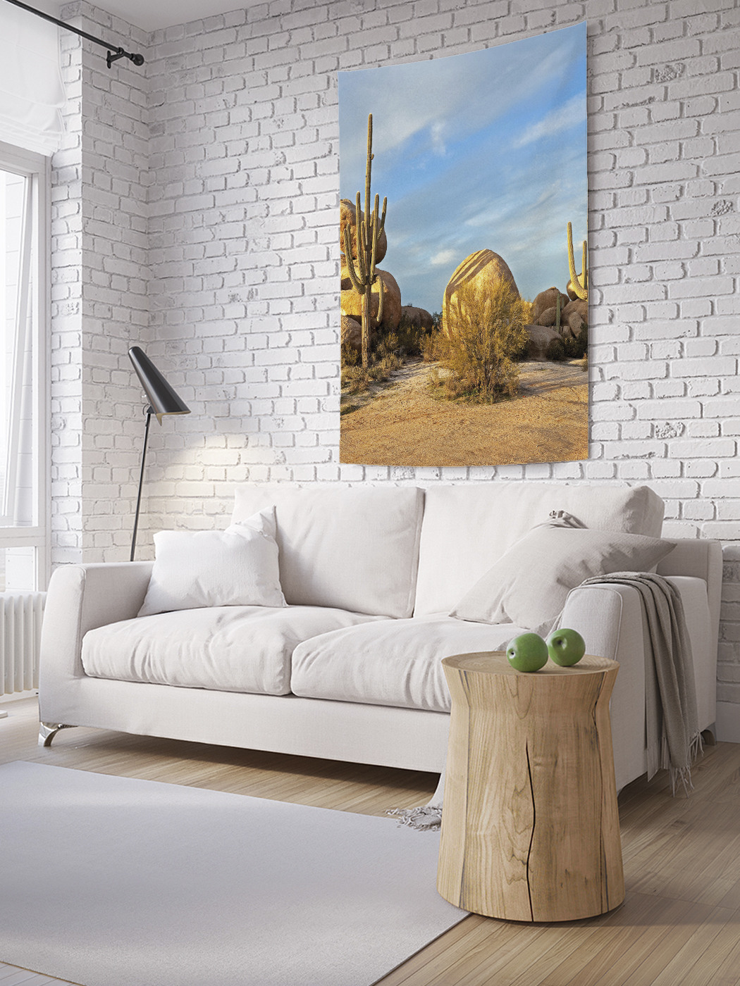 

Вертикальное фотопанно на стену JoyArty Кактусы в прерии 100x150 см, Кактусы в прерии
