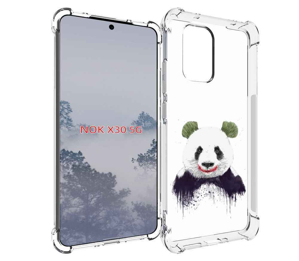 

Чехол MyPads панда джокер для Nokia X30 5G, Tocco