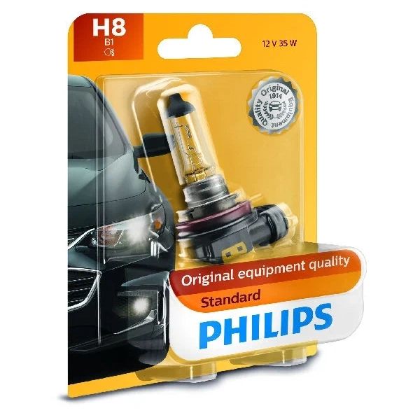 

Лампа Галогенная Блистер 1шт H8 12v 35w Pgj19-1 Philips арт. 12360B1