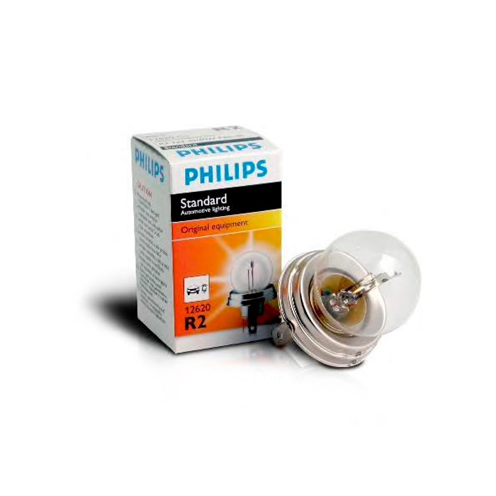 фото Лампа накаливания r2 12v 45/40w p45t-41 philips 12620c1