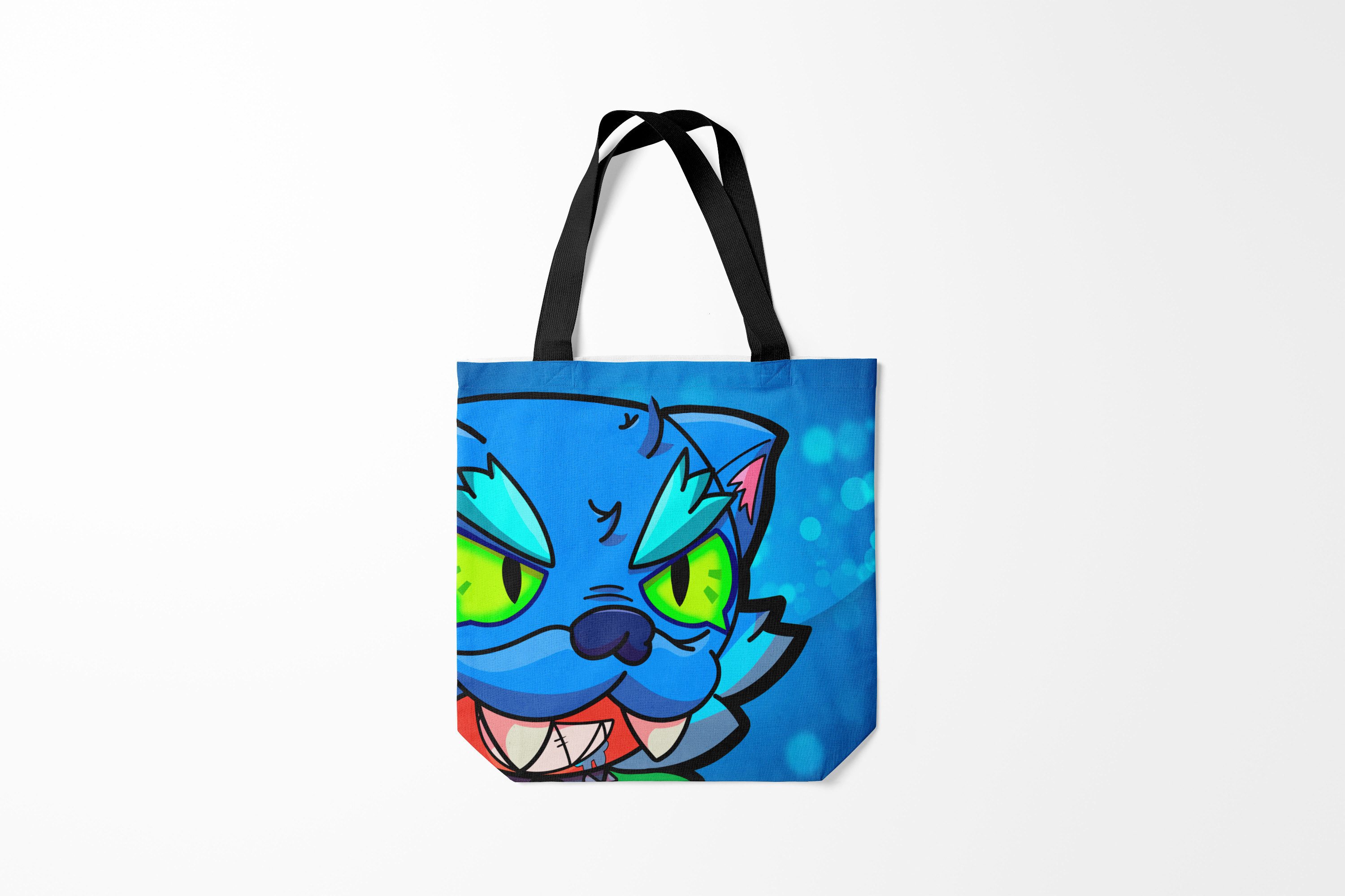 

Сумка шoппер унисекс Burnettie Brawl Stars LEON WOLF, синий, Brawl Stars LEON WOLF