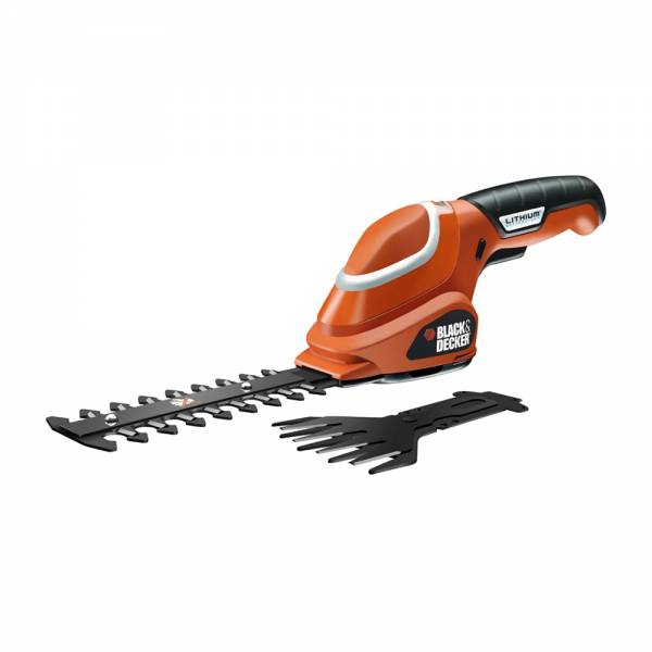 фото Аккумуляторные садовые ножницы black+decker gsl700-qw акб и зу в комплекте