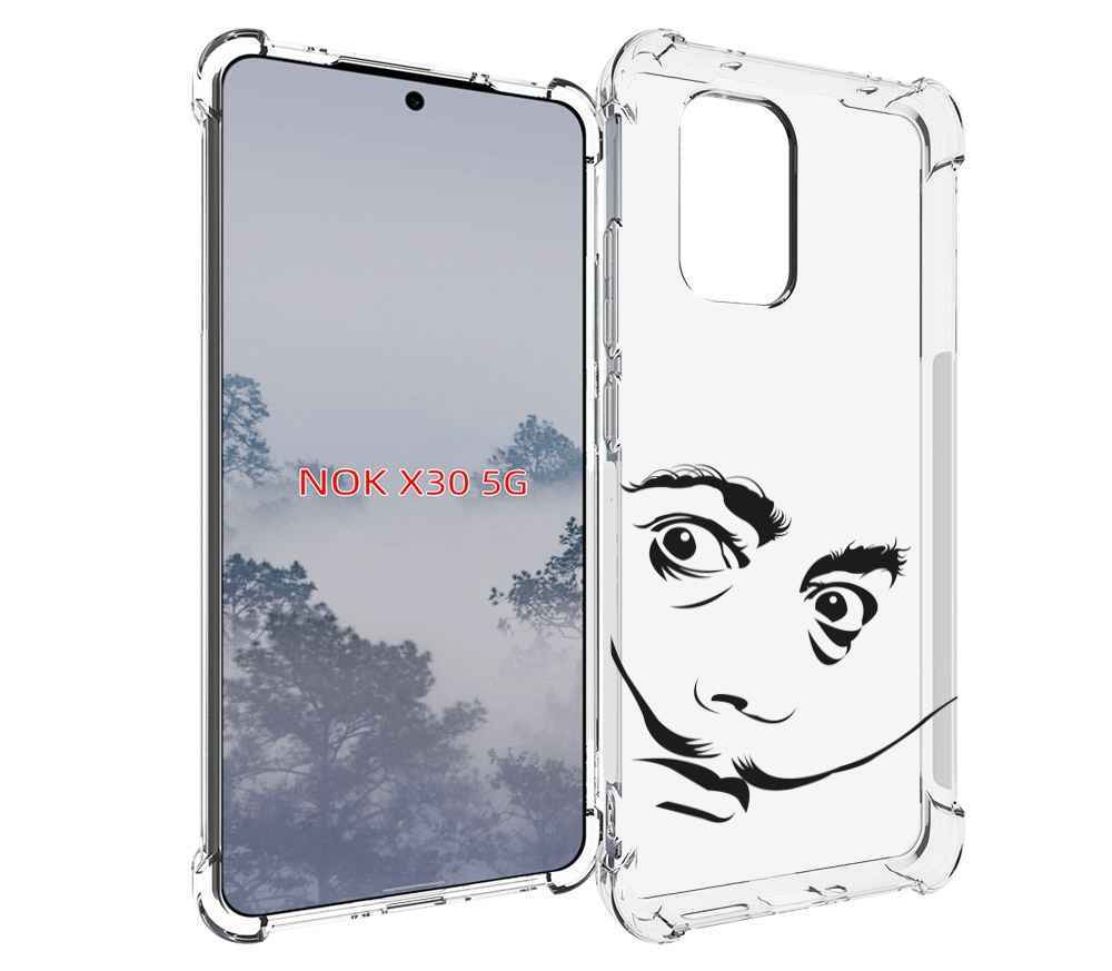 

Чехол MyPads мужчина с длинными усами для Nokia X30 5G, Tocco