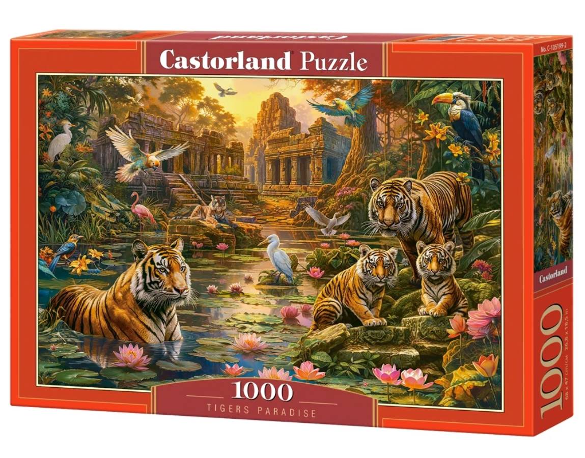 Пазл Castorland Тигровый рай, 1000 дет 600019362250