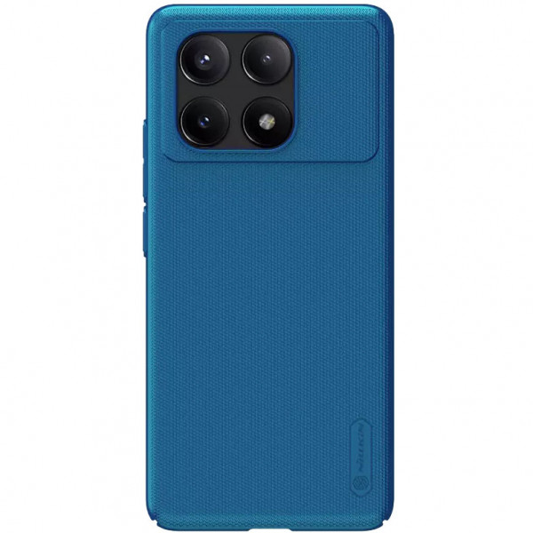 

Матовый чехол Nillkin Super Frosted Shield для Poco X6 Pro 5G, синий, Super Frosted Shield