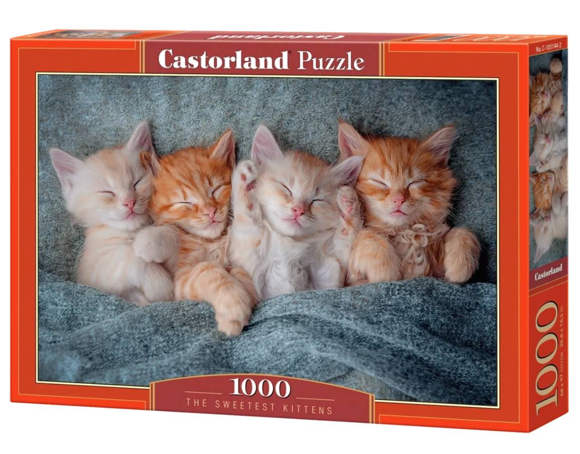 

Пазл Castorland Милые котята, 1000 дет