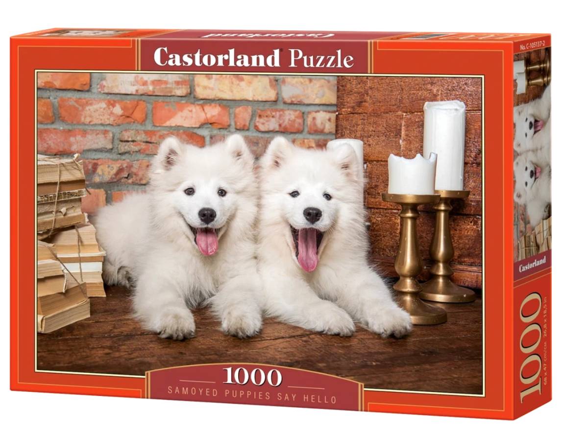 

Пазл Castorland Щенки самоеда, 1000 дет