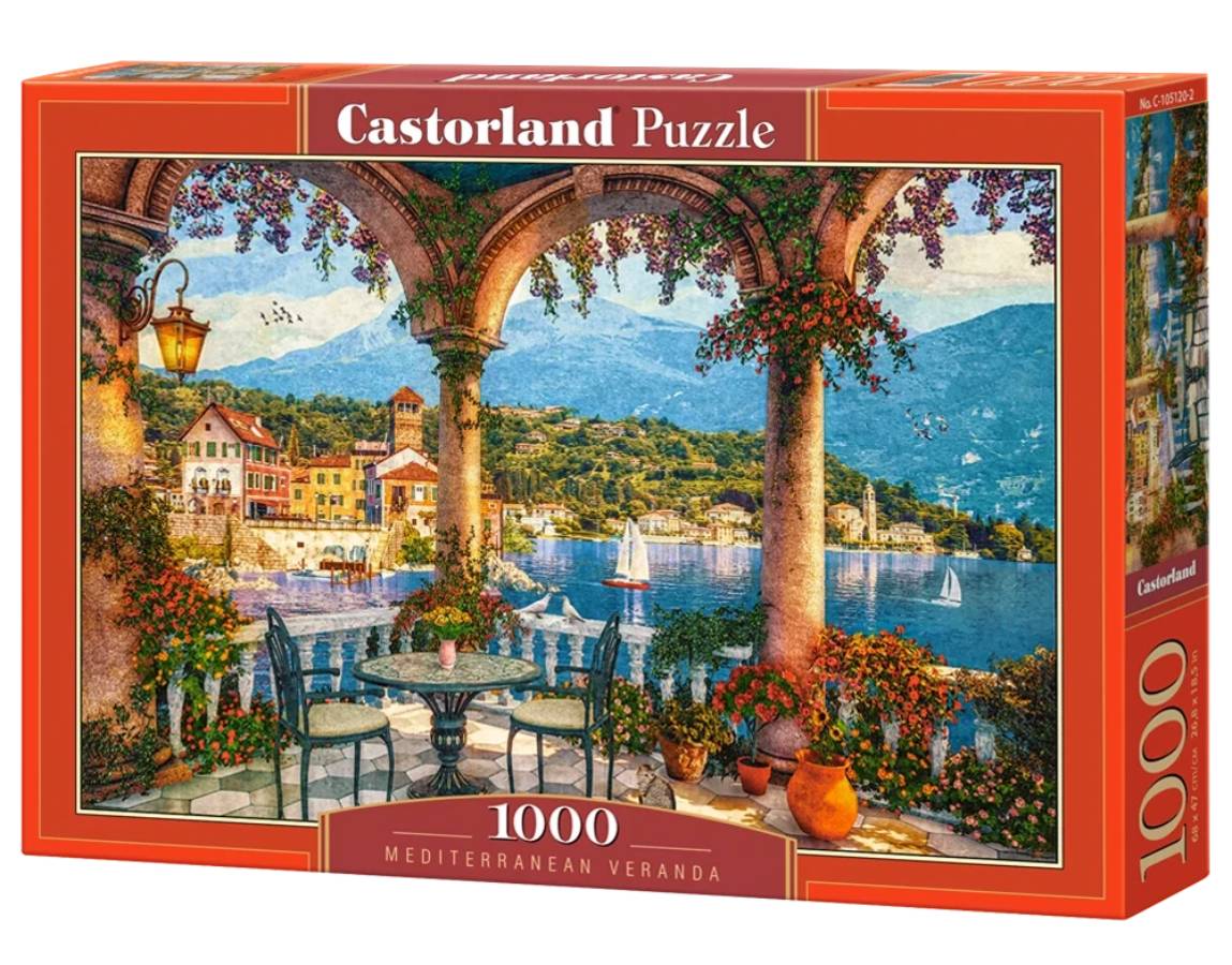 

Пазл Castorland Средиземноморская веранда, 1000 дет