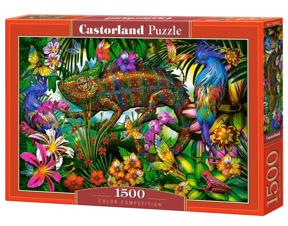 

Пазл Castorland Разноцветный хамелеон, 1500 дет