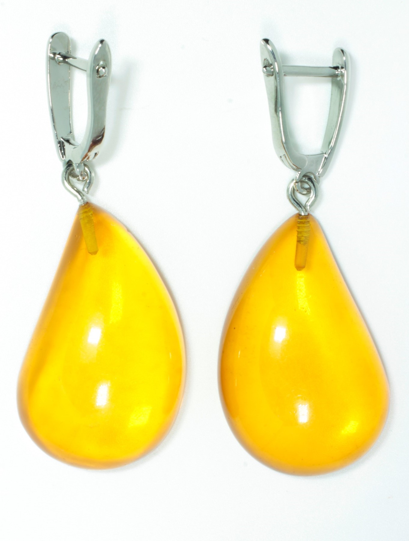 

Серьги подвески из бижутерного сплава T&Z_Mineral 350i_2, янтарь, 350i_2
