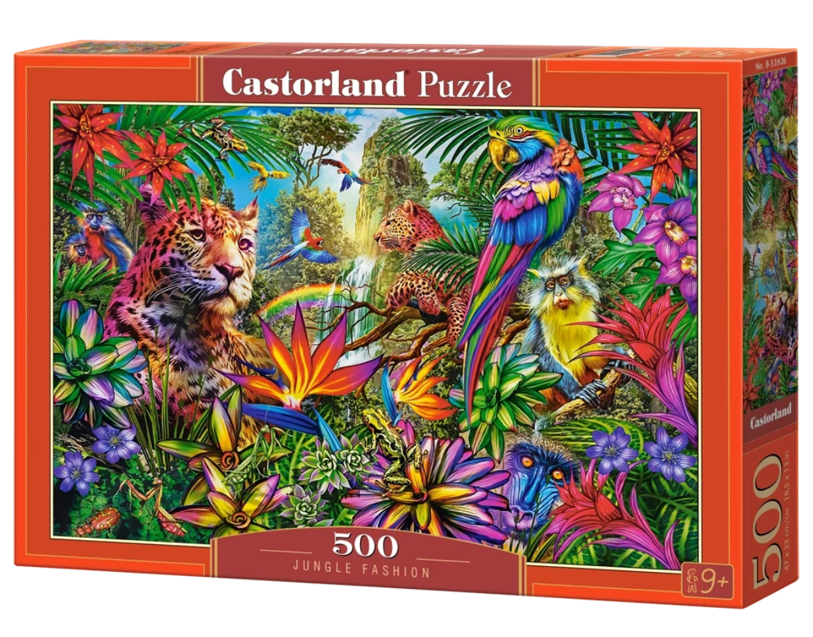 

Пазл Castorland Пестрые джунгли, 500 дет