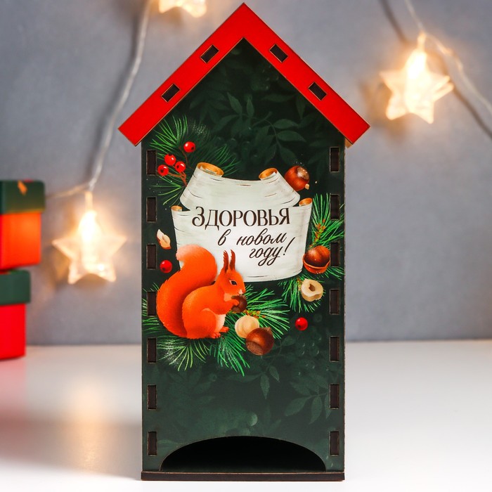 

Чайный домик "Белочка" 20х10,5х10 см