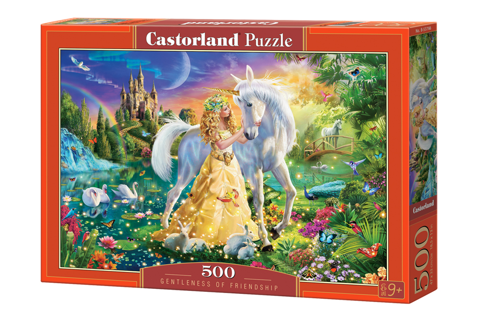 

Пазл Castorland Нежная дружба Единорог, 500 дет