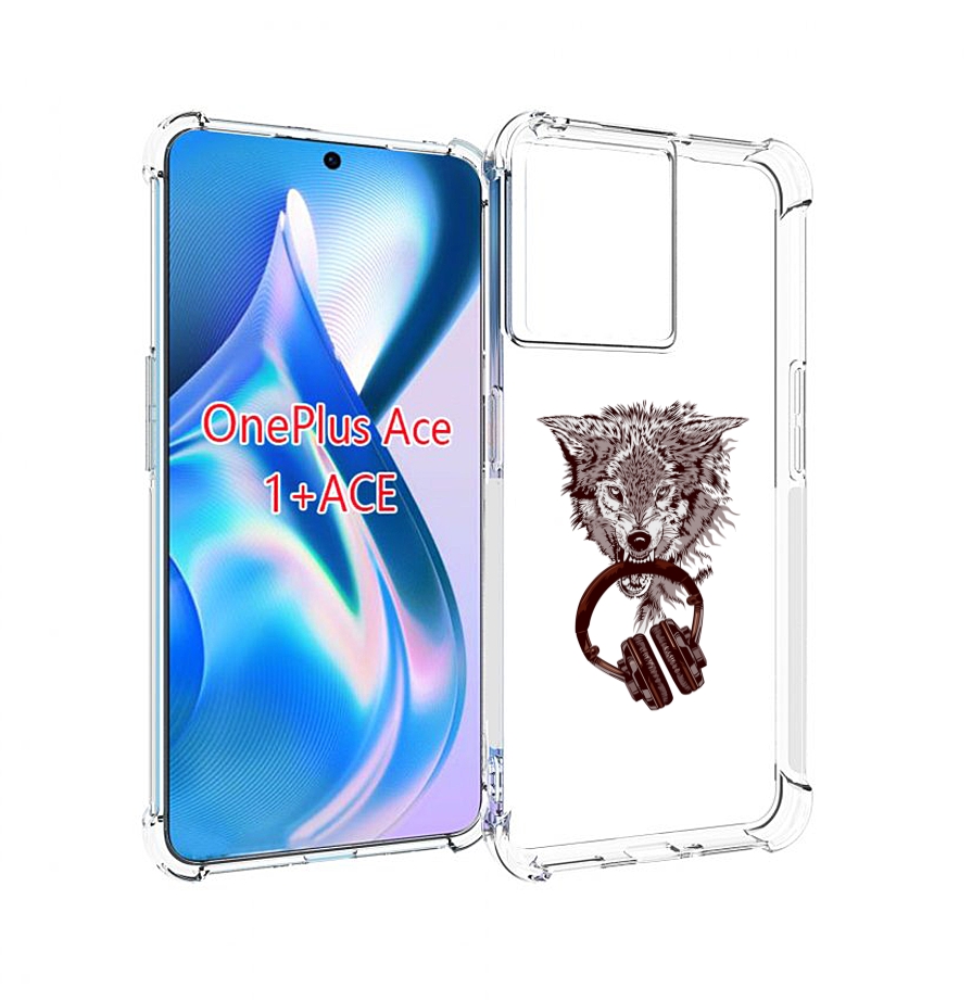

Чехол MyPads дикий волк для OnePlus Ace, Прозрачный, Tocco