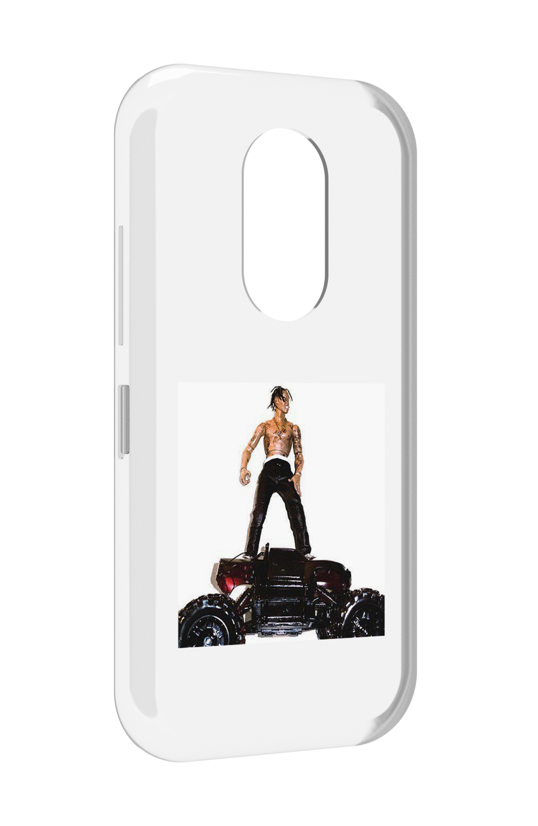 

Чехол MyPads Travis Scott - Rodeo для Doogee S61 / S61 Pro, Прозрачный, Tocco