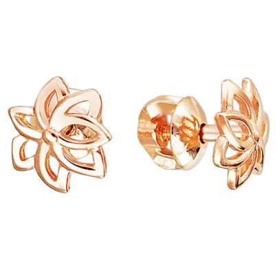 

Серьги из красного золота Эстет 01С018547, 01С018547