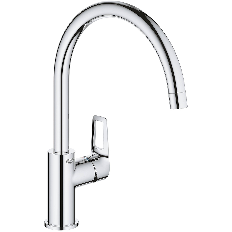 фото Смеситель для кухни grohe bauloop 31232001 хром