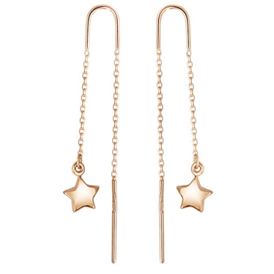 

Серьги из красного золота Эстет 01С718499, 01С718499