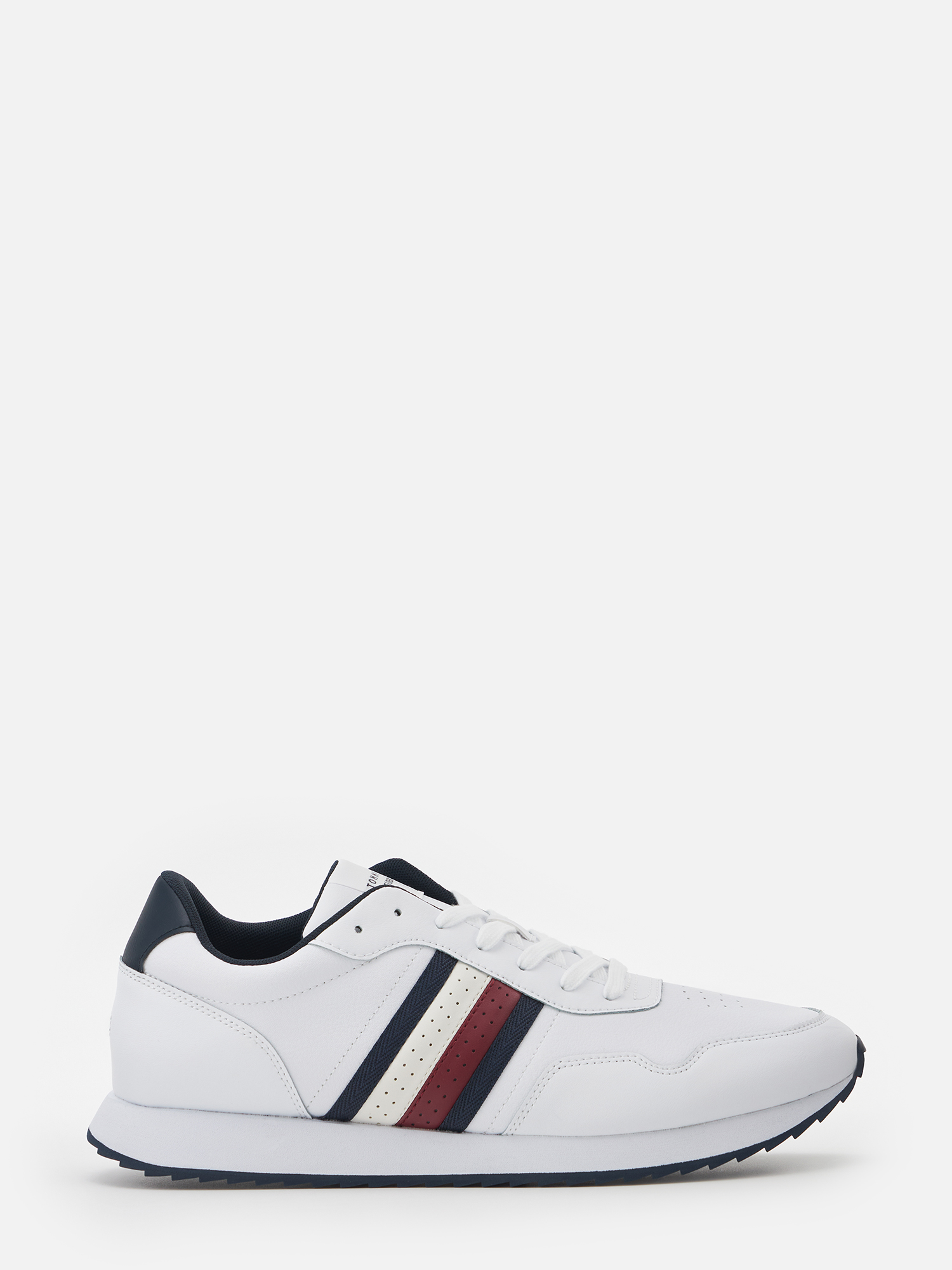 

Кроссовки мужские Tommy Hilfiger FM0FM05121 белые 44 EU, Белый, FM0FM05121