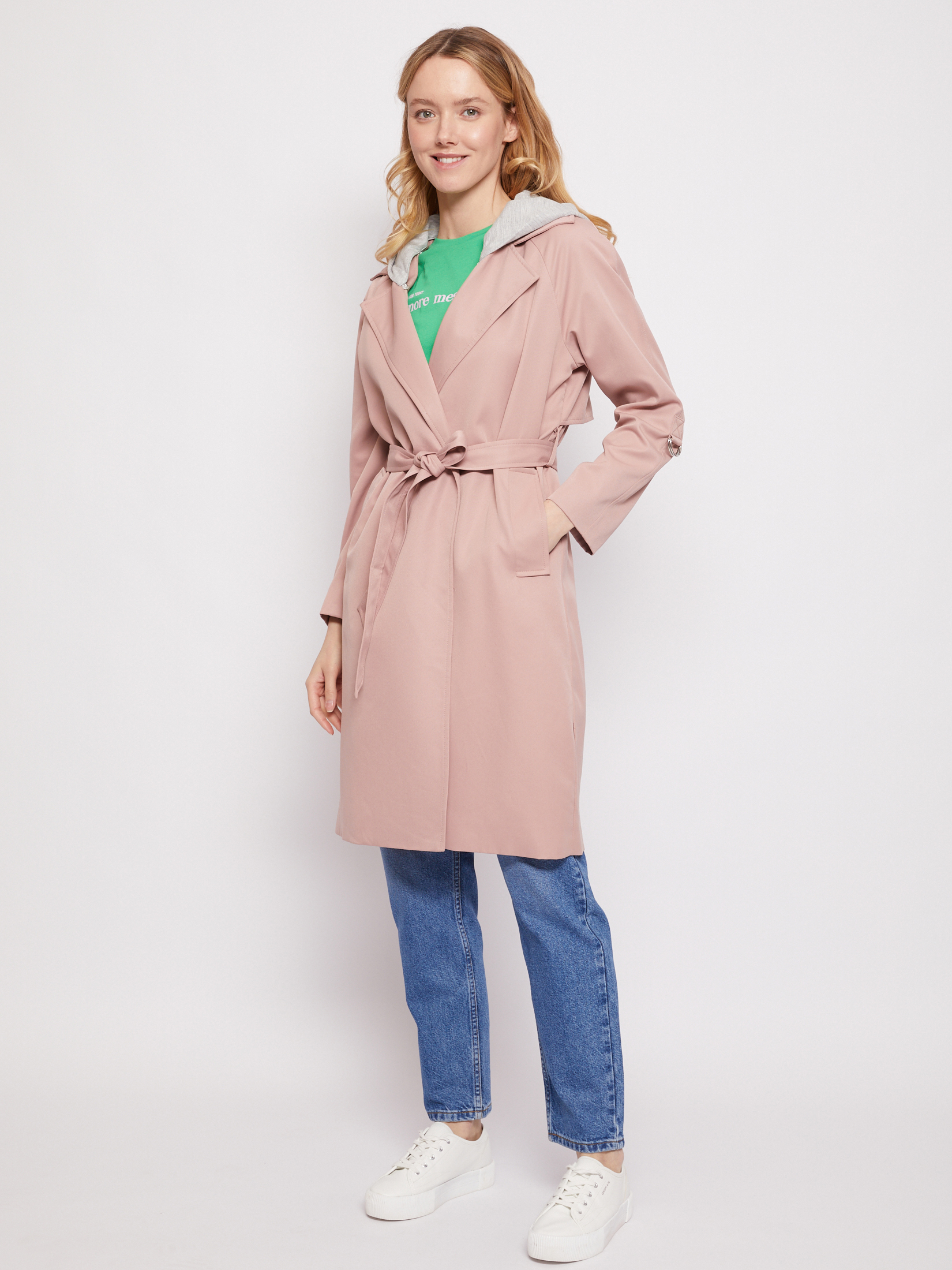 

Тренч женский Zolla z02121570L1643102 розовый 42, z02121570L1643102