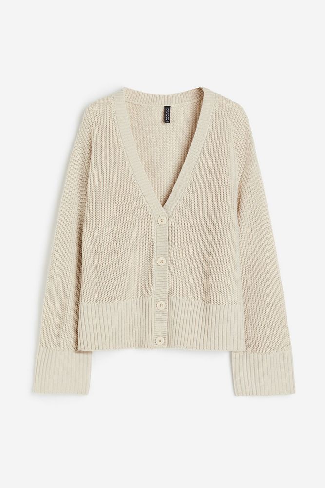 

Кардиган женский H&M 1203130 бежевый S, 1203130