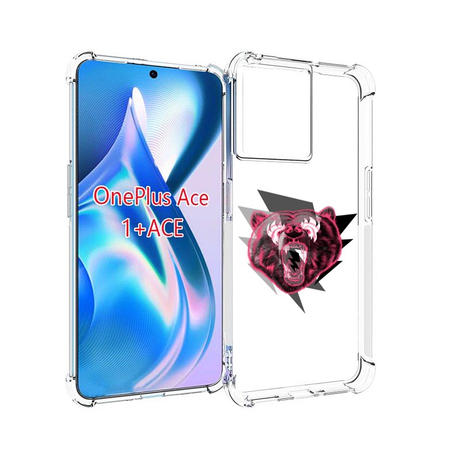 

Чехол MyPads грозовой медведь для OnePlus Ace, Прозрачный, Tocco
