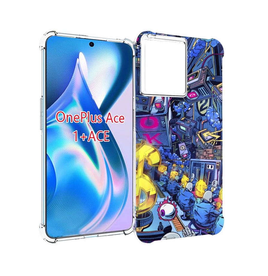 

Чехол MyPads футуристичная картинка для OnePlus Ace, Прозрачный, Tocco