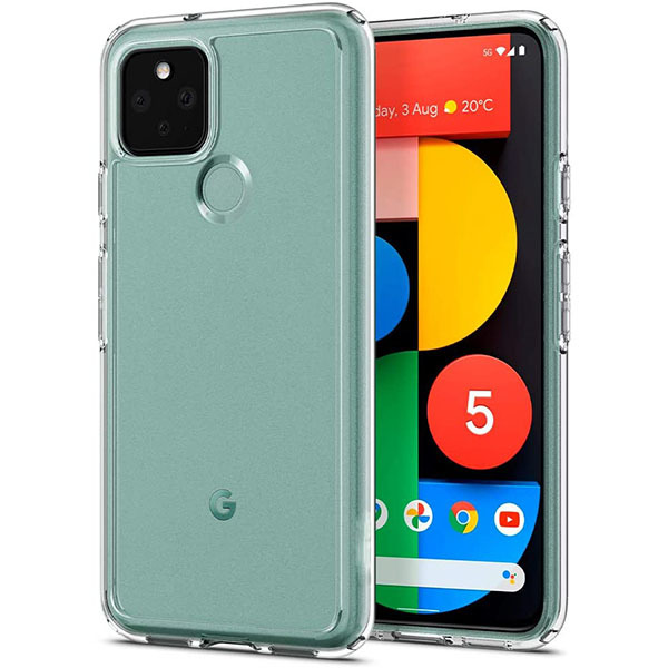 

Силиконовый чехол для Google Pixel 5 TPU 1мм Прозрачный глянцевый