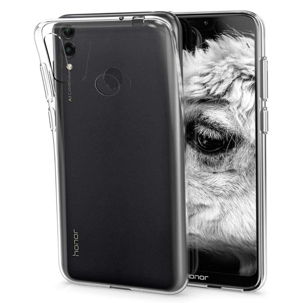

Силиконовый чехол для Huawei Honor 8C TPU 1мм Прозрачный глянцевый