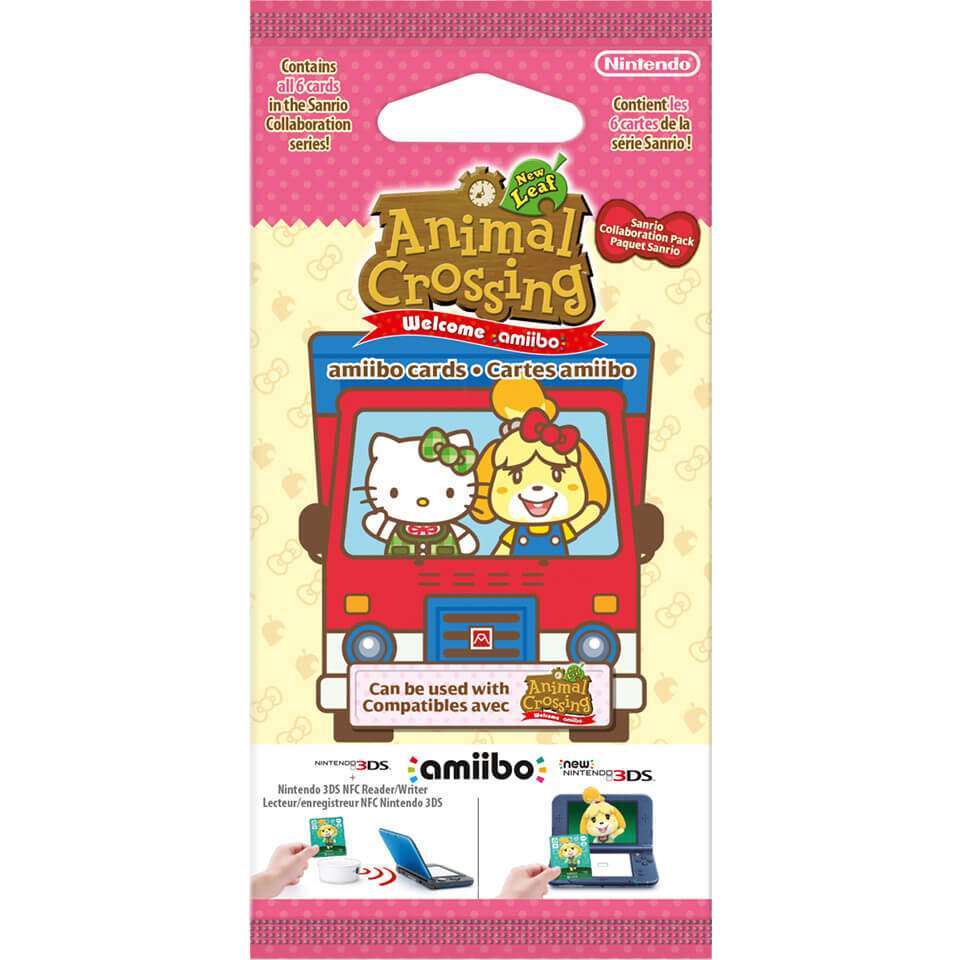 Карты персонажа Nintendo Amiibo Sanrio Animal Crossing: New Leaf - Welcome amiibo series