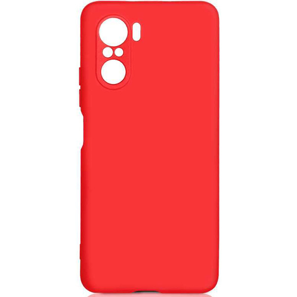 

Силиконовый чехол для Xiaomi Poco F3 DF po04 Красный