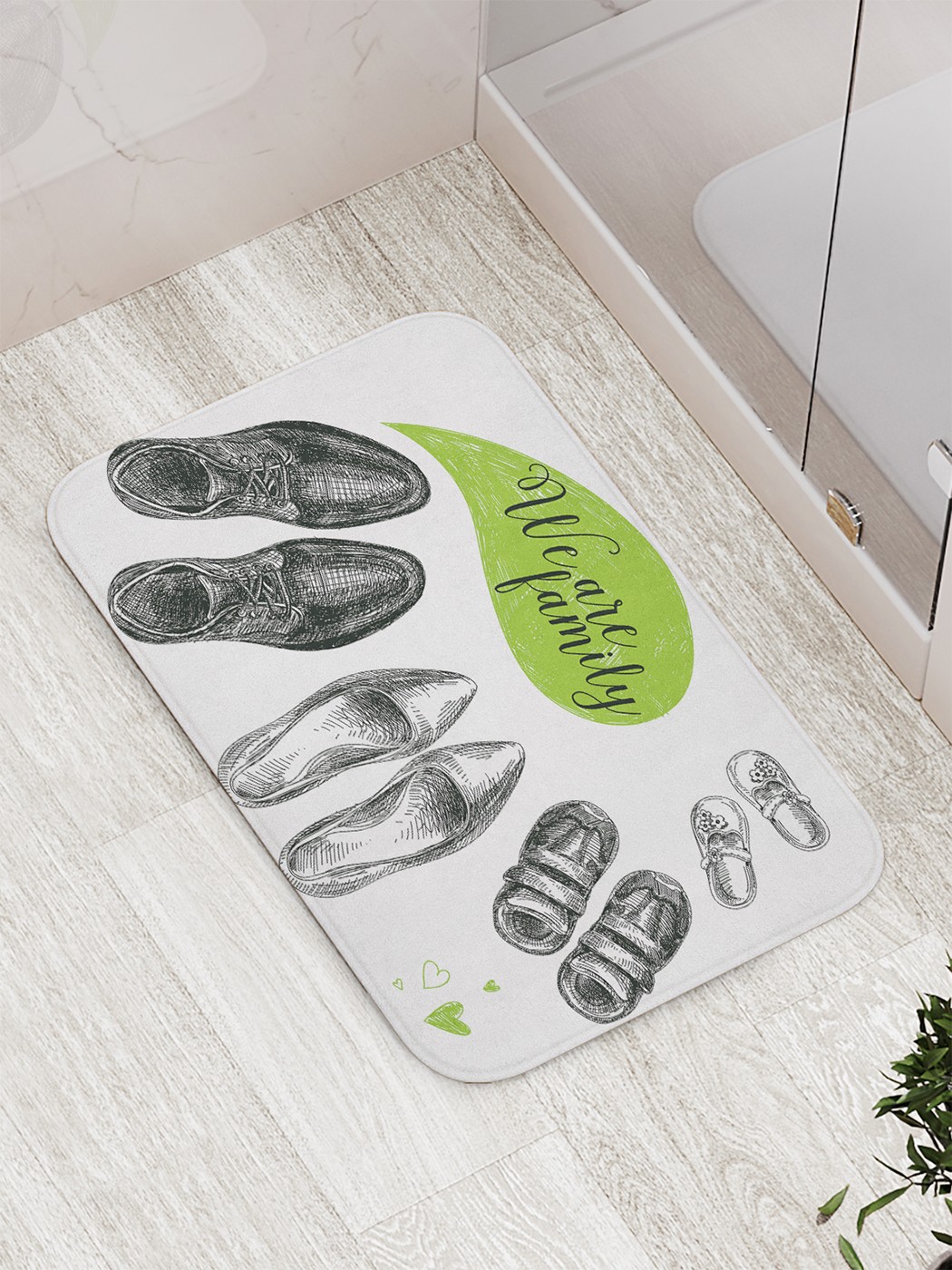 

bath_85079 Коврик противоскользящий для ванной, сауны, бассейна, 77х52 см