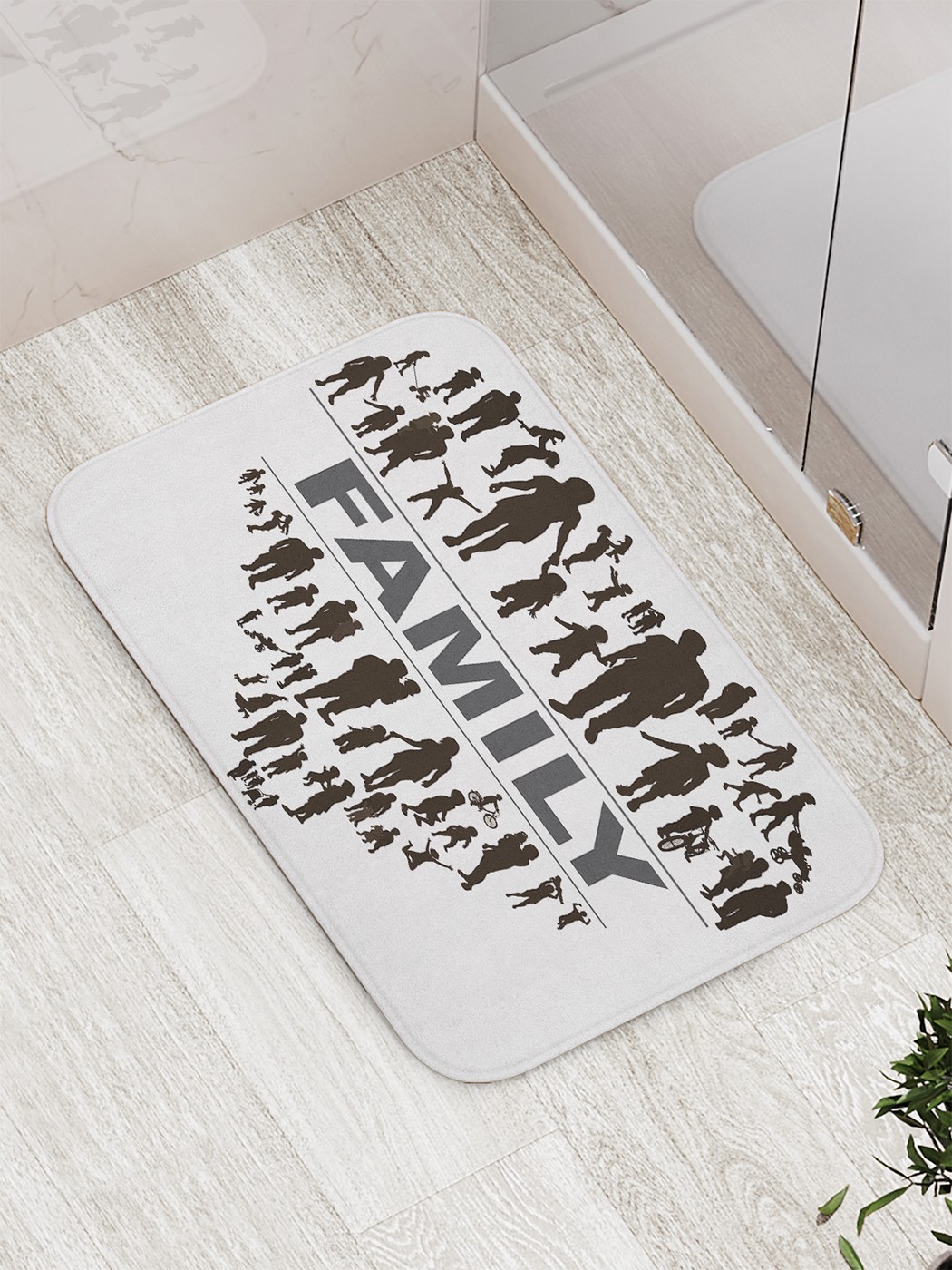 

bath_85068 Коврик противоскользящий для ванной, сауны, бассейна, 77х52 см