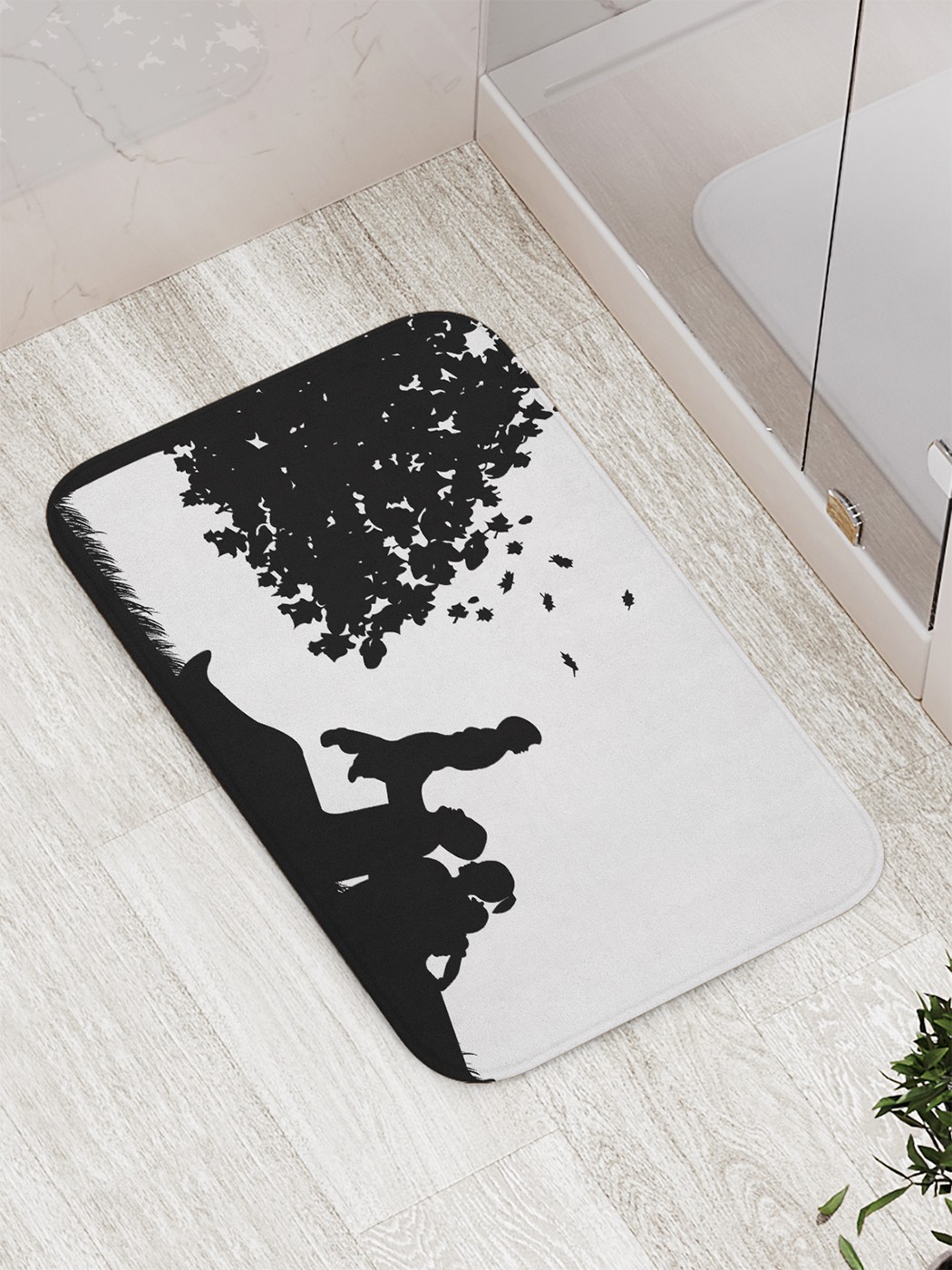 

bath_85062 Коврик противоскользящий для ванной, сауны, бассейна, 77х52 см