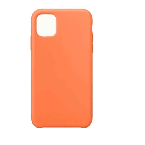 фото Чехол iphone 13 mini silicon цвет оранжевый nobrand