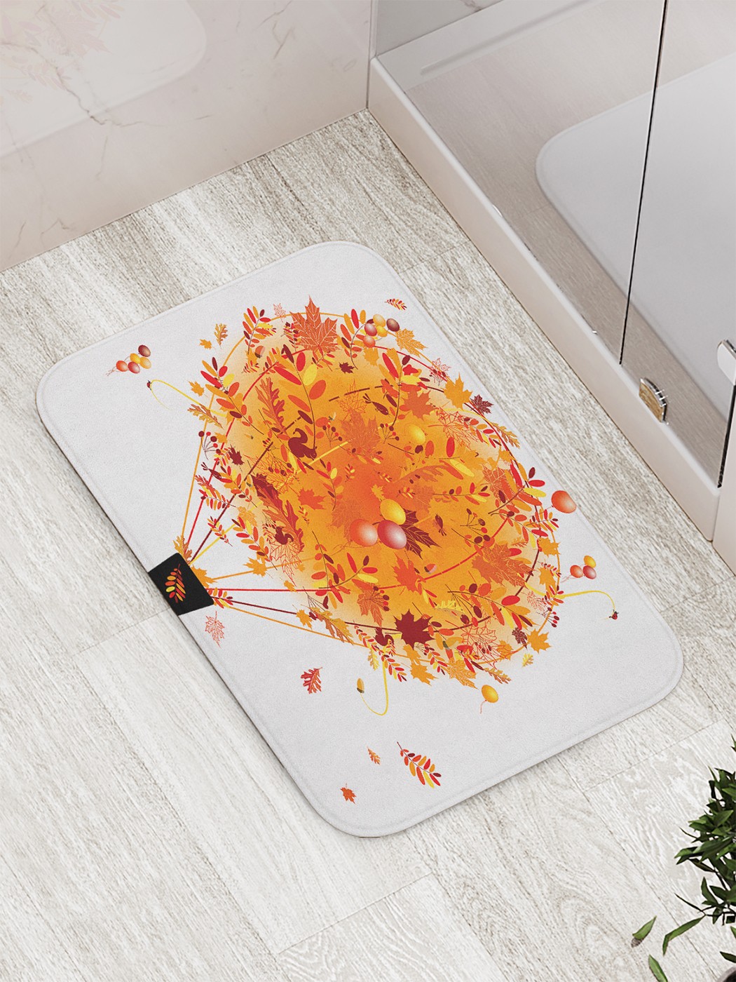 

bath_85022 Коврик противоскользящий для ванной, сауны, бассейна, 77х52 см