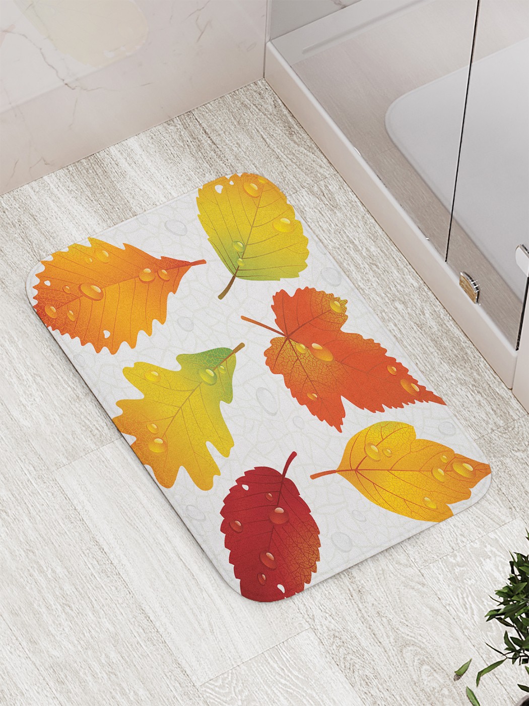 

bath_85016 Коврик противоскользящий для ванной, сауны, бассейна, 77х52 см