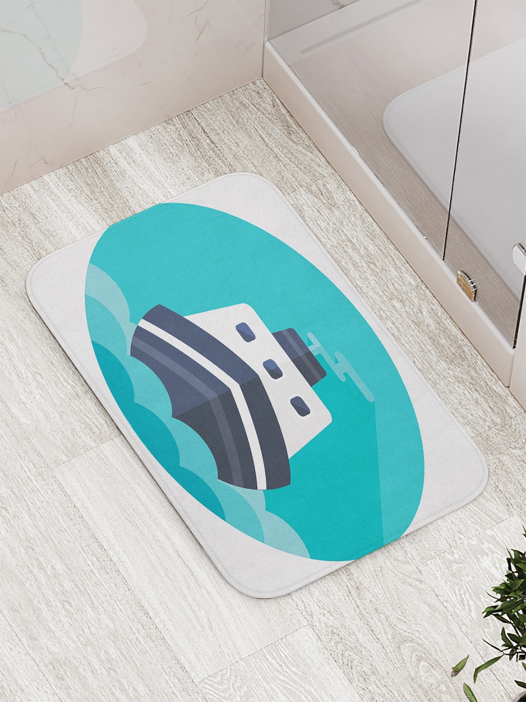 

bath_84999 Коврик противоскользящий для ванной, сауны, бассейна, 77х52 см