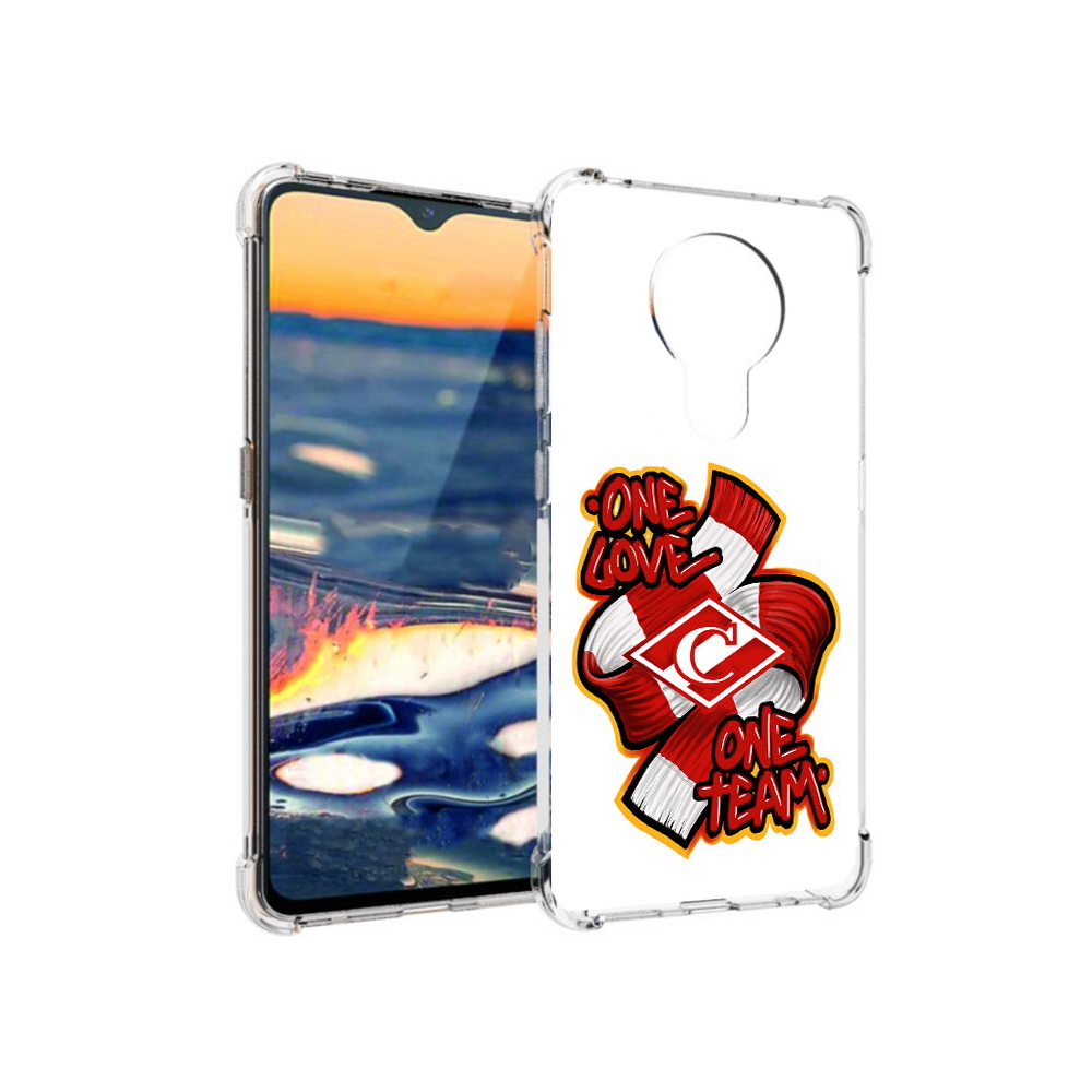 

Чехол MyPads Tocco для Nokia 5.3 ФК спарак 1 любовь (PT227052.106.184), Прозрачный, Tocco