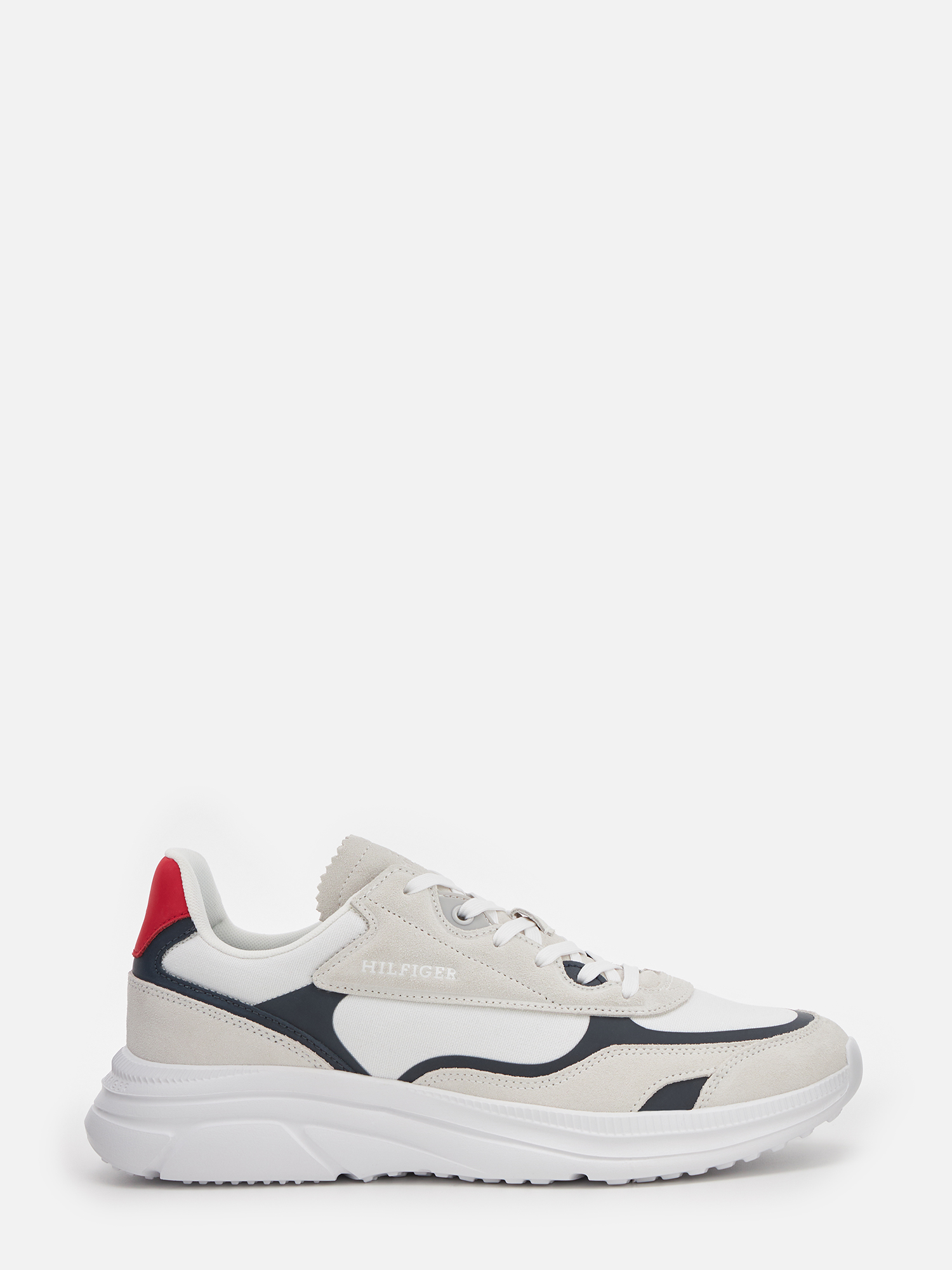 

Кроссовки мужские Tommy Hilfiger FM0FM05123 белые 41 EU, Белый, FM0FM05123