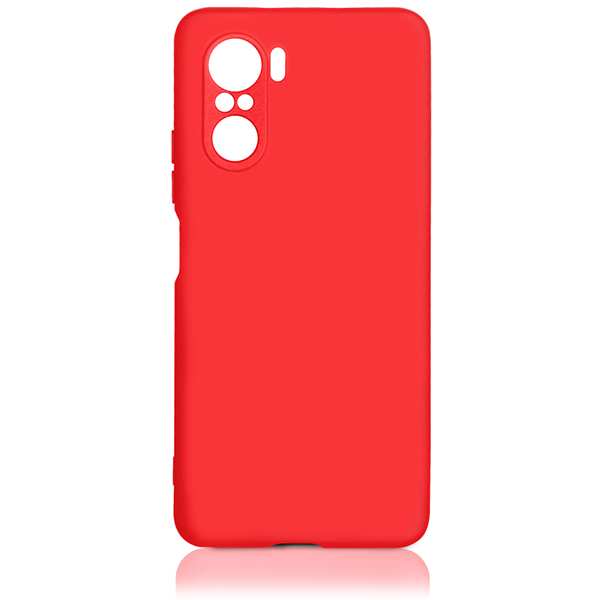 

Силиконовый чехол для Xiaomi Poco F3 DF po 04 Красный