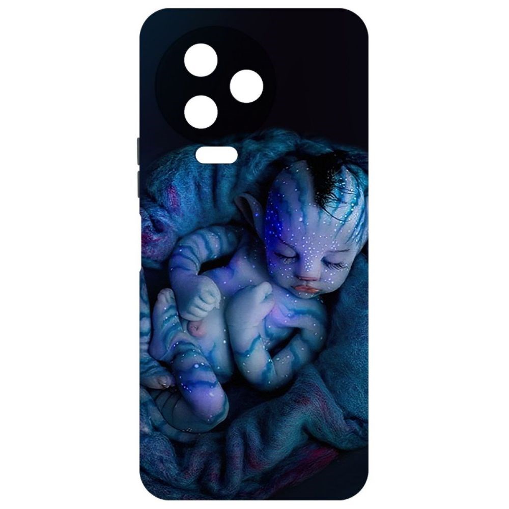 

Чехол-накладка Софт Аватар - Малышка для INFINIX Note 12 Pro, Черный