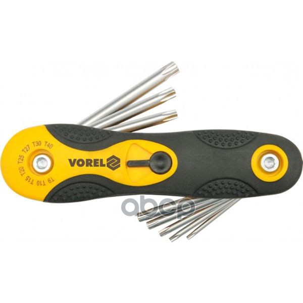 Ключи Торцевые Torx 8 Предметов T9-T40 Vorel 56507 Sale VOREL 56507 двухсторонняя отвертка vorel