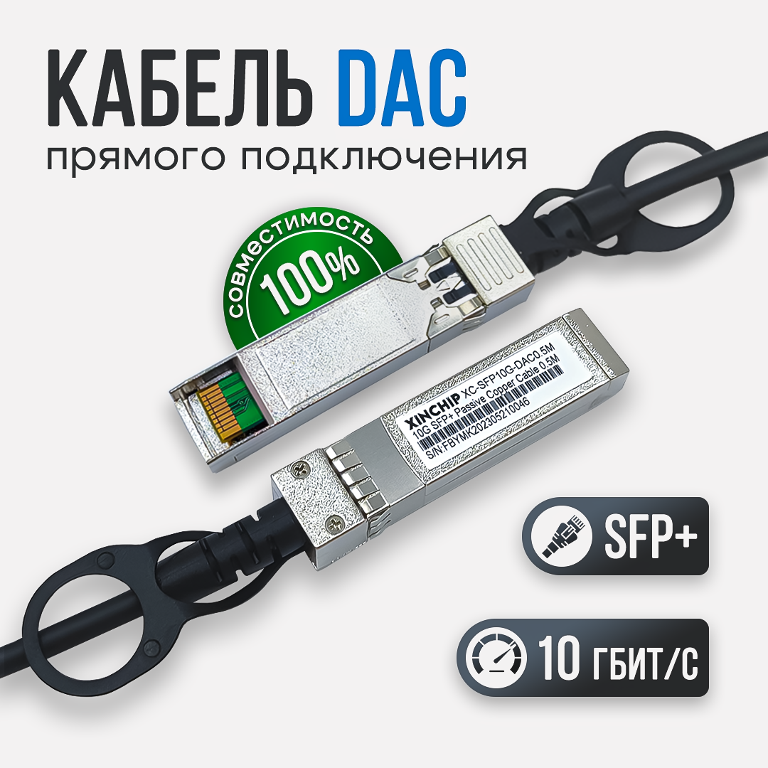 Кабель Xinchip XC-SFP-10G-DAC-10М