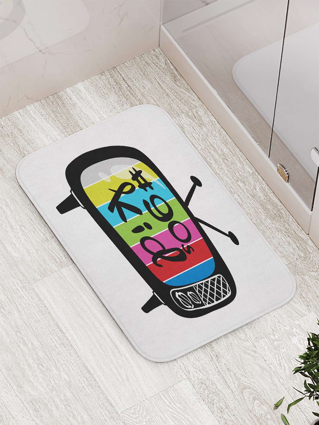 

bath_84889 Коврик противоскользящий для ванной, сауны, бассейна, 77х52 см